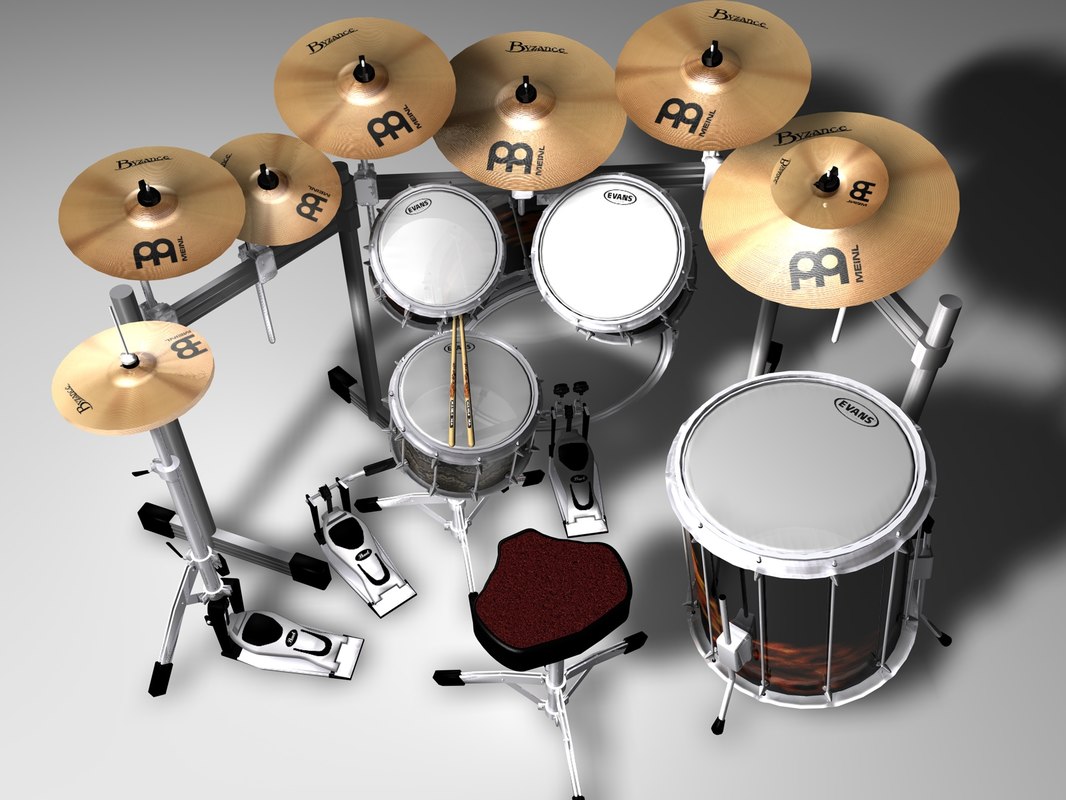3d drum kit