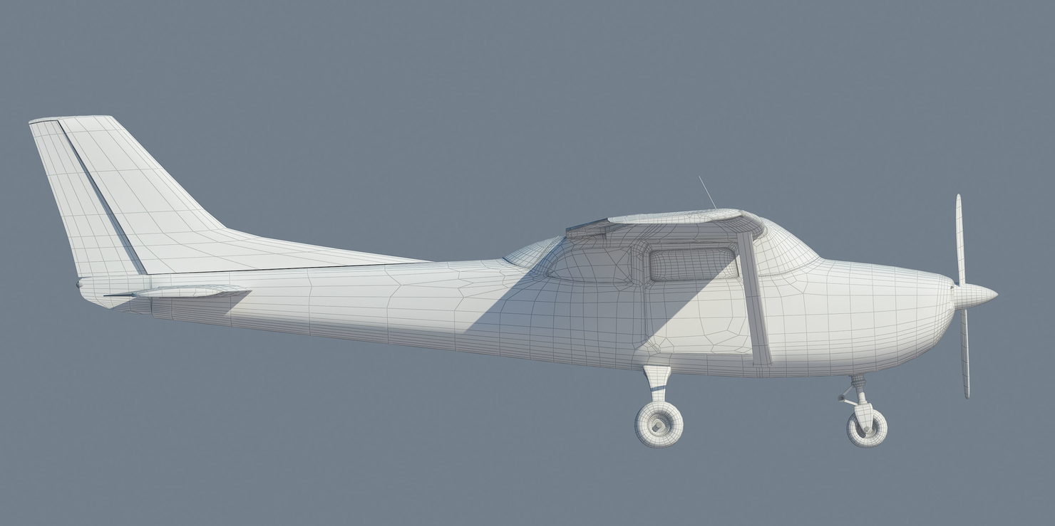 Cessna 172 3d Model Cessna 172 3d model