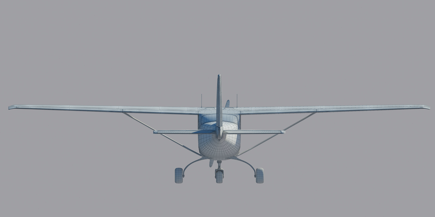 Cessna 172 3d Model Cessna 172 3d model
