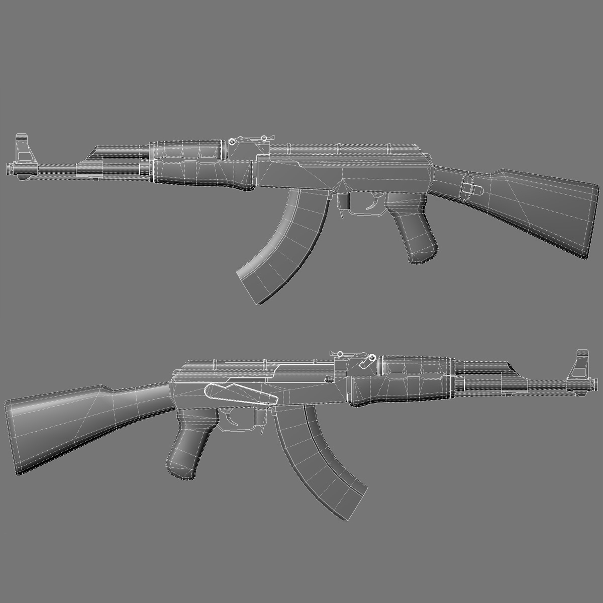 Кс 3д. АК 47 референс. Автомат Калашникова 3d. Референс AK 47. КСД 5 оружие м16 ак47 ПП.