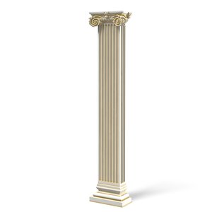 3ds max ionic pilaster