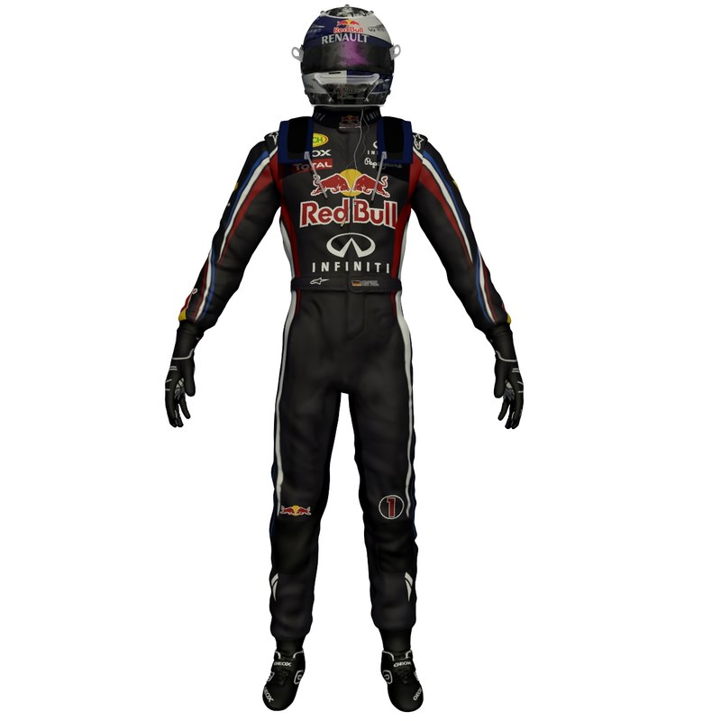 Formula Sebastian Vettel 3d Max