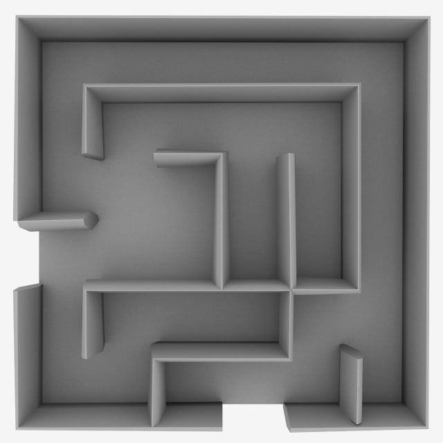 free small maze 3d model