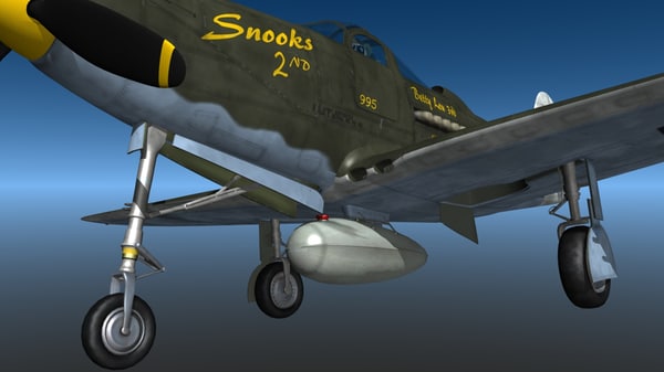 3d p39 airocobra fighter