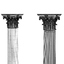 3d model corinthian column