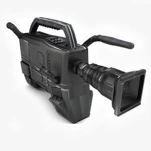 tv film camera 3d 3ds