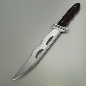 3d knife weapon model