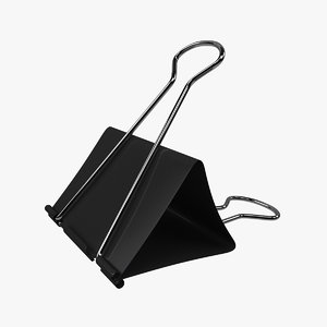 black binder realistic 3d fbx
