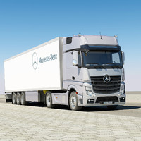 Mercedes Actros 2011 with trailer