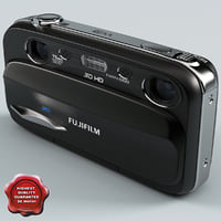 3d model of fujifilm finepix real w3