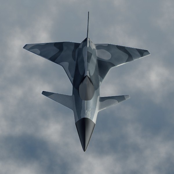 free fighter jet 3d model