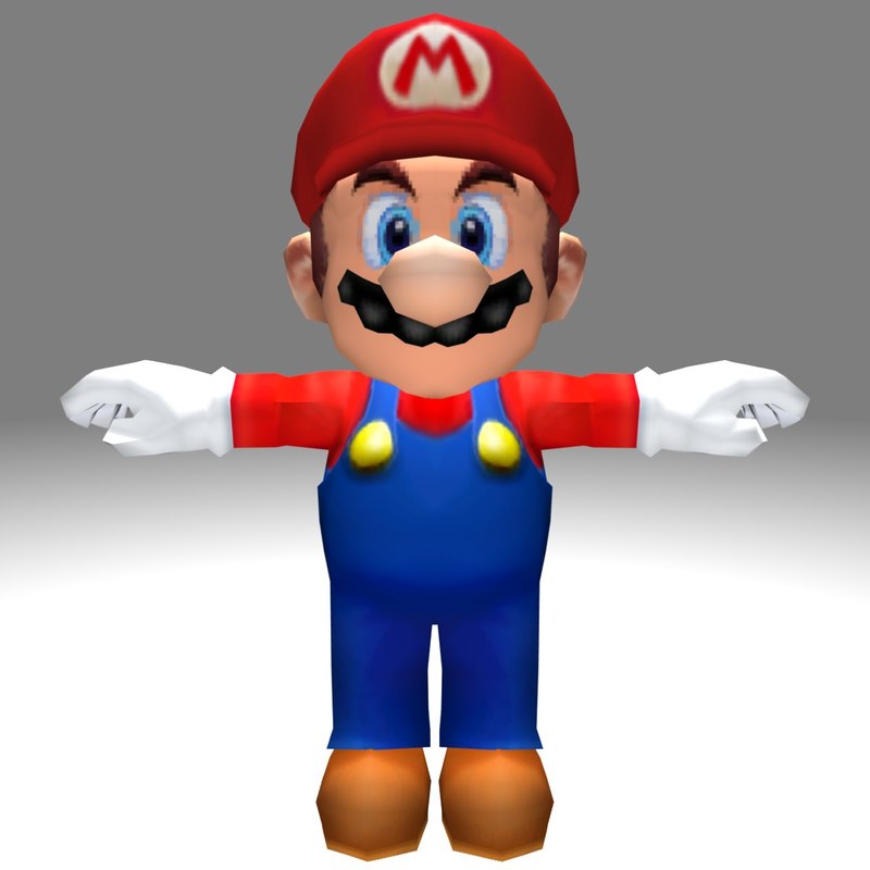 free mario bros 3d model