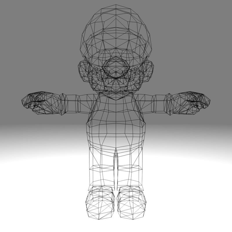 free mario bros 3d model