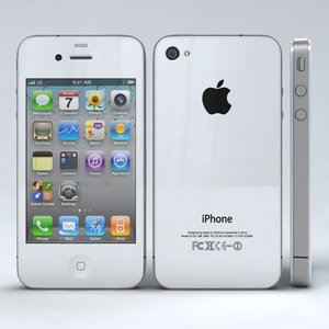 apple iphone 4 4s 3d model