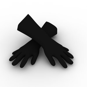 industrial gloves 3d 3ds