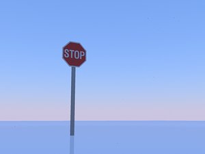 stop sign fbx free
