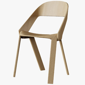 wogg 50 chair wood 3d max