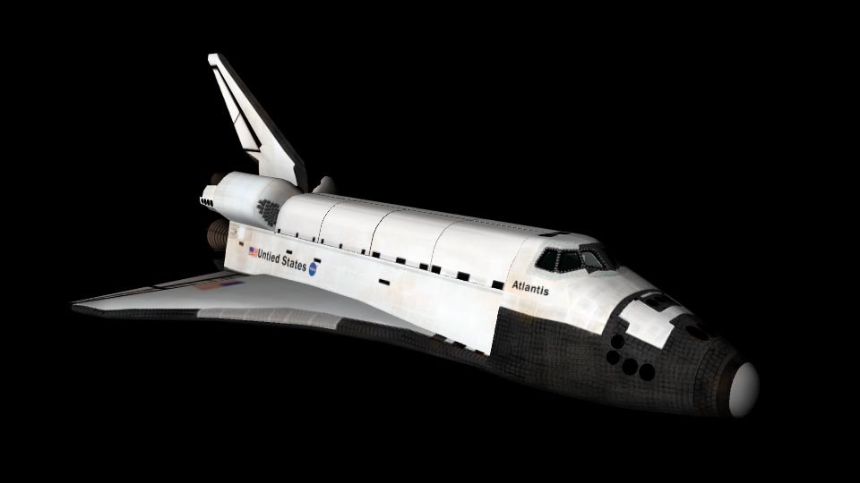 space shuttle obj