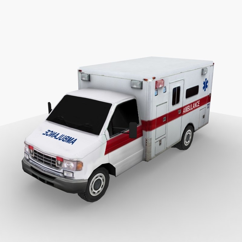 ambulance mobile games 3d model