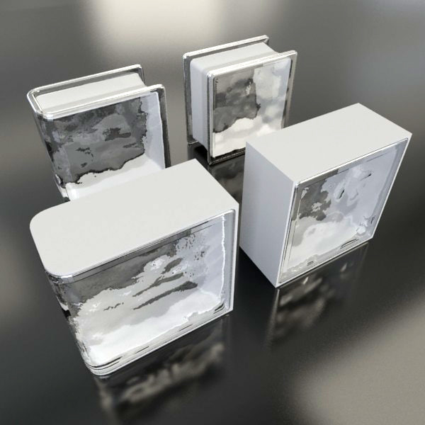 glass blocks 1 3d model