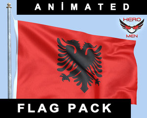3dsmax flag albania