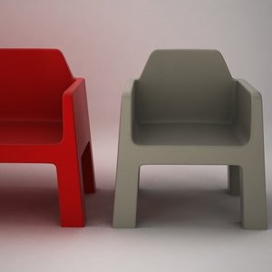 3d armchair object sofa model