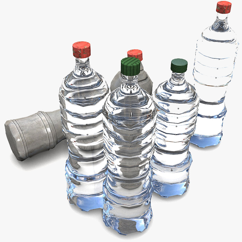 3d pet bottle model