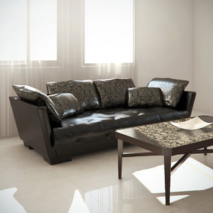 luxury sofa capital 3d model