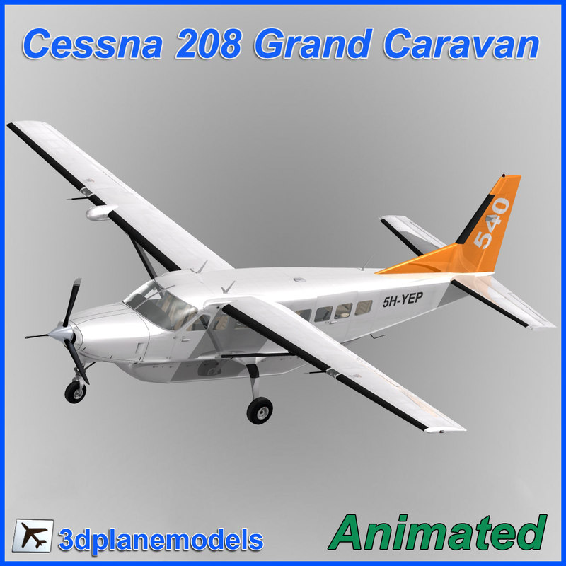 3d Model Cessna 208 Caravan Grand