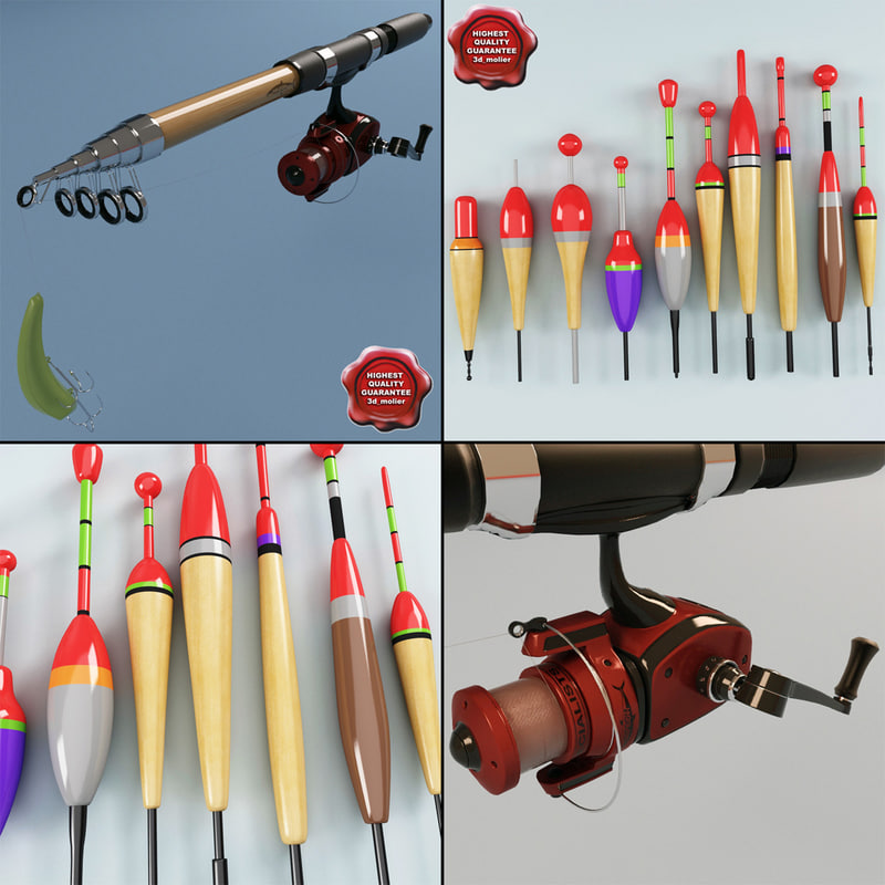 fishing rod 3d 3ds