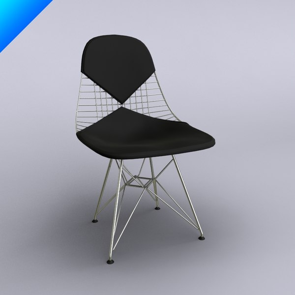 Eames Wire Chair 3d Model