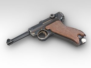 pistol 3d model