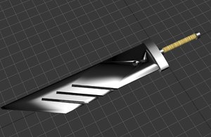 free buster sword 3d model