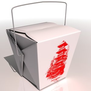3d model of chinese box