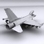 general dynamics f-16 fighting falcon 3d model