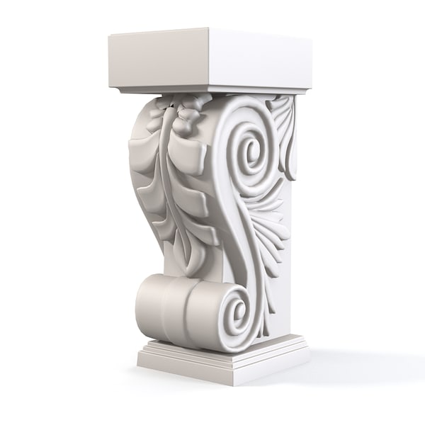 Classic Plaster Corbel 3d Model