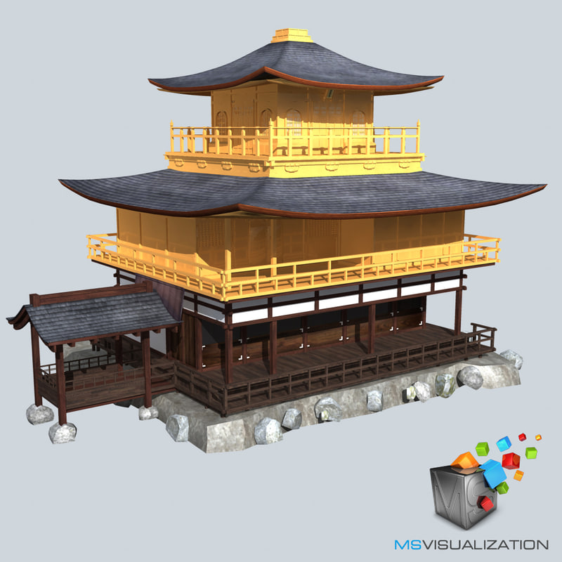 3d Model Japanese Palace