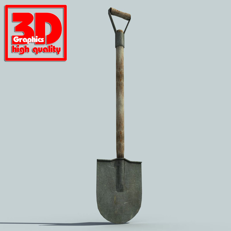 shovel modelled 3d max