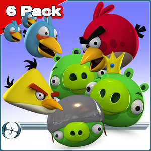 Angry Birds 3D Models for Download | TurboSquid