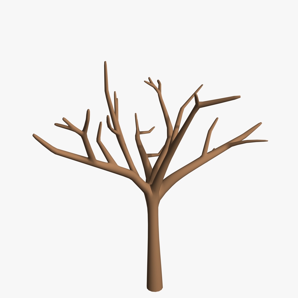 cartoon tree 3d model