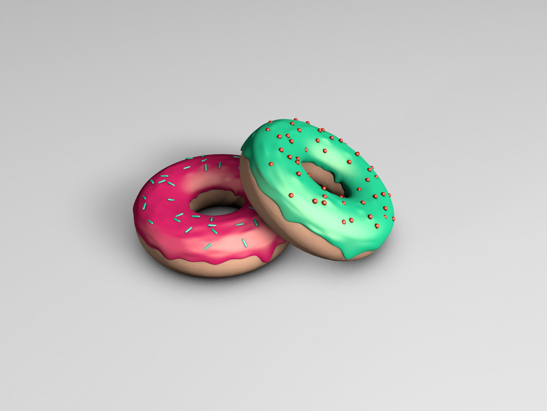 donuts 3d model