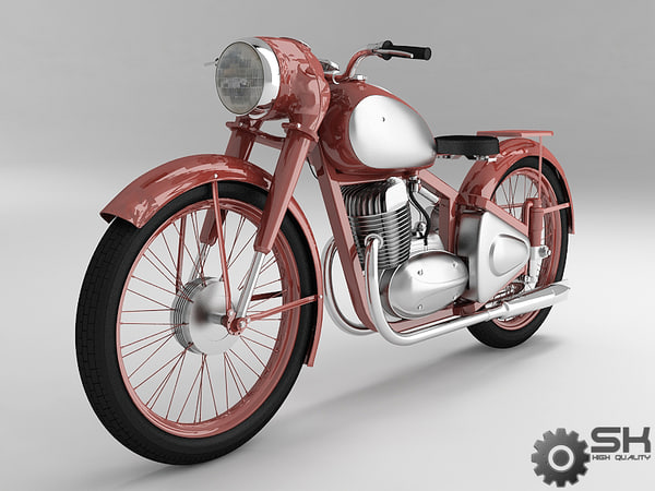 3d Model Motorcycle Java