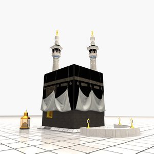 3d kaaba holy