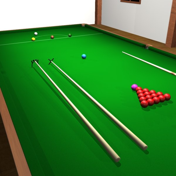snooker table 3d model
