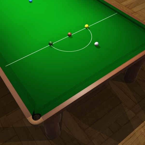 snooker table 3d model