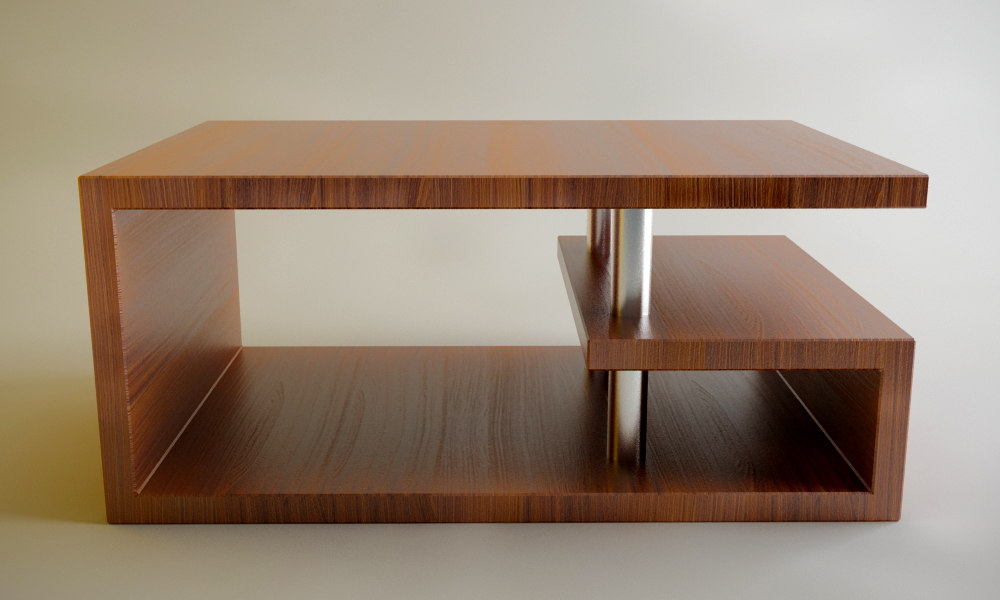 free modern table 3d model