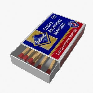 matchbox matches 3d model