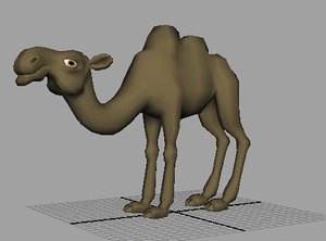 maya camel uv