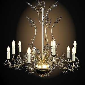 mechini classic chandelier 3d max