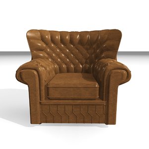 3d devon 1 seater leather chair